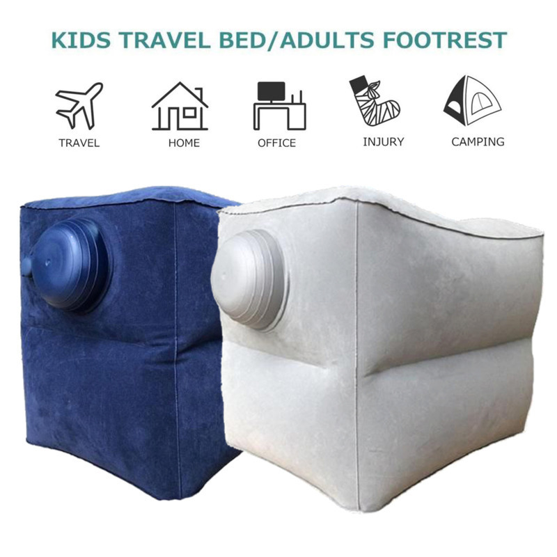 Travel Pillow Inflatable - Novo inflável fezes travesseiro 2 camadas