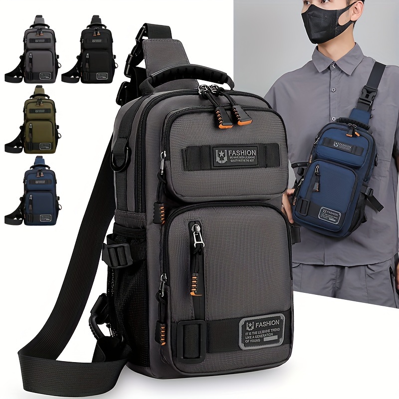 Travel Accessories Bike - Bolsa de peito masculina multifuncional molle