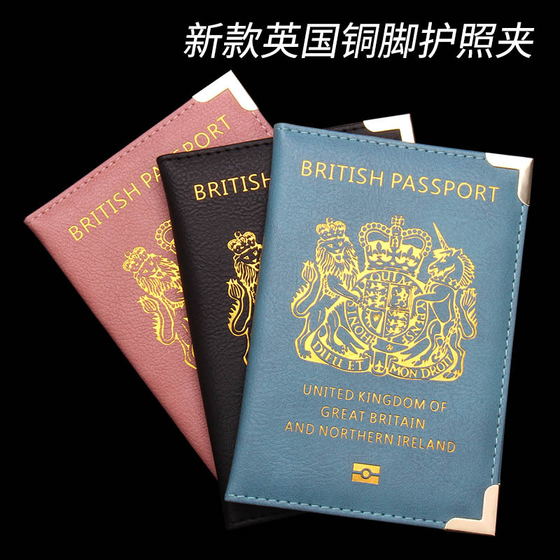 Travel Wallet Slim - Novo britânico cobre footed passaporte titular