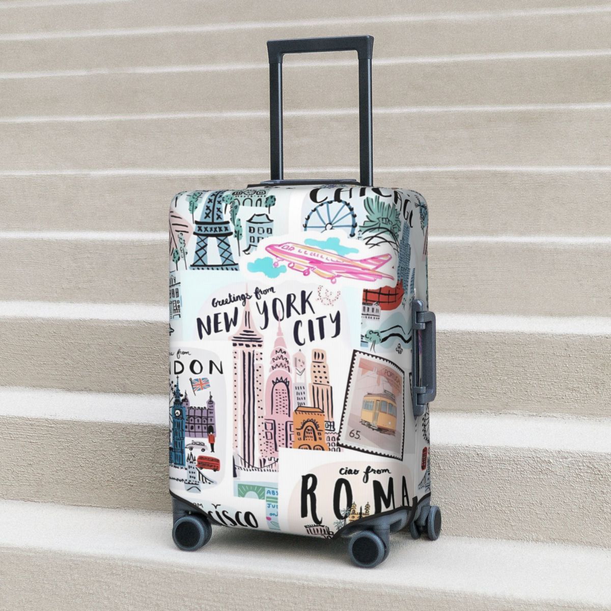 Travel Accessories New York - Impressões de viagem mala capa nova