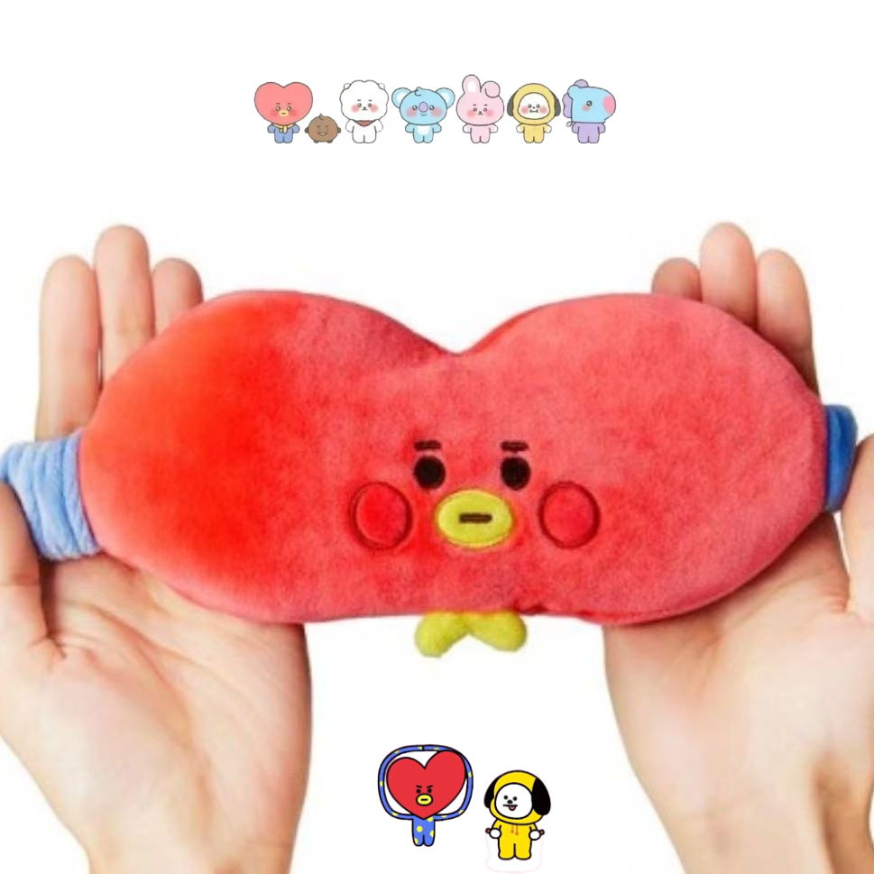 Travel Accessories Kit - Máscara de olhos de pelúcia fofa