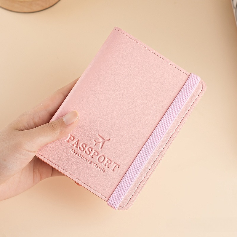 Travel Wallet Slim - Capa de Passaporte em Couro PU,