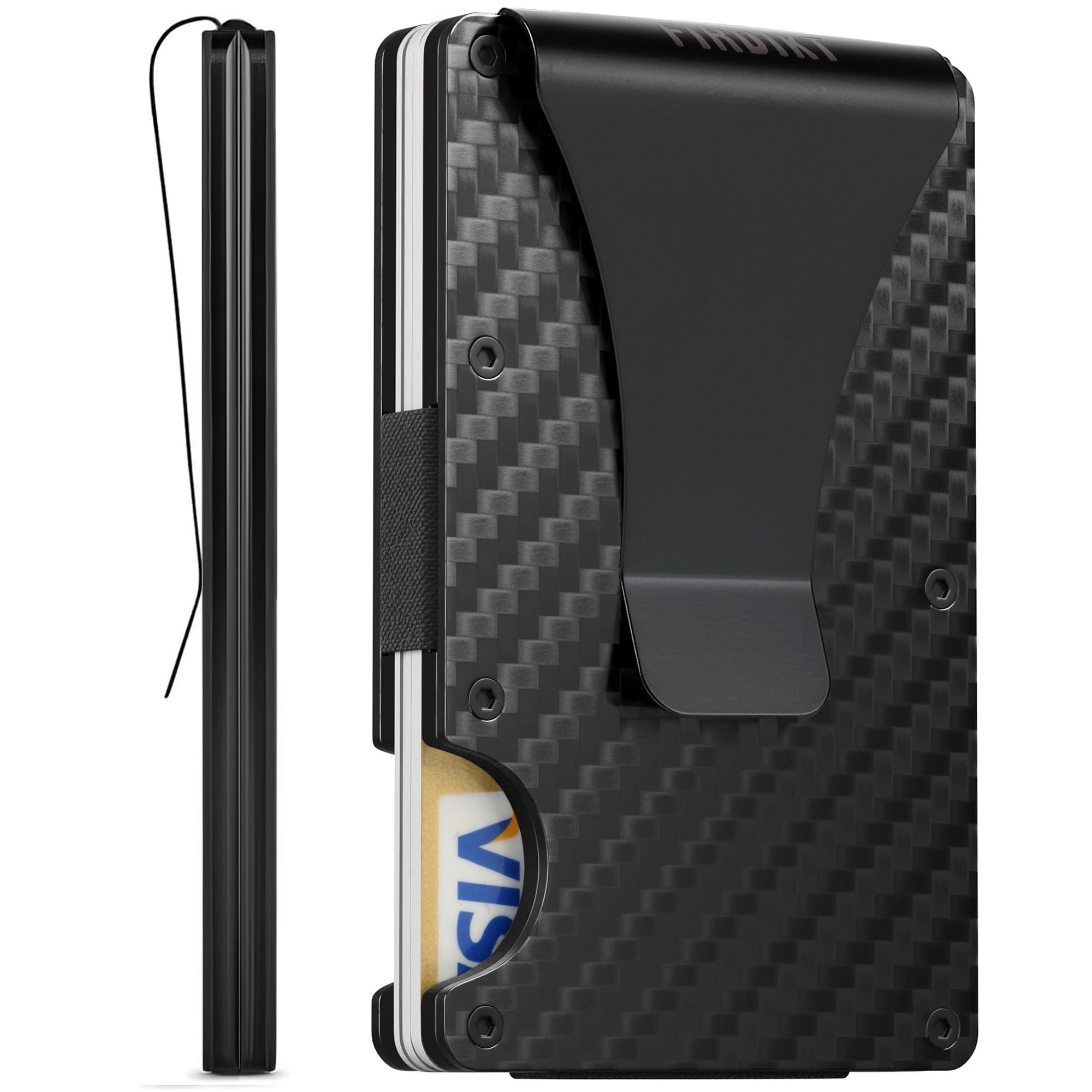 Travel Wallet Slim - Carteira de Fibra de Carbono, Carteira