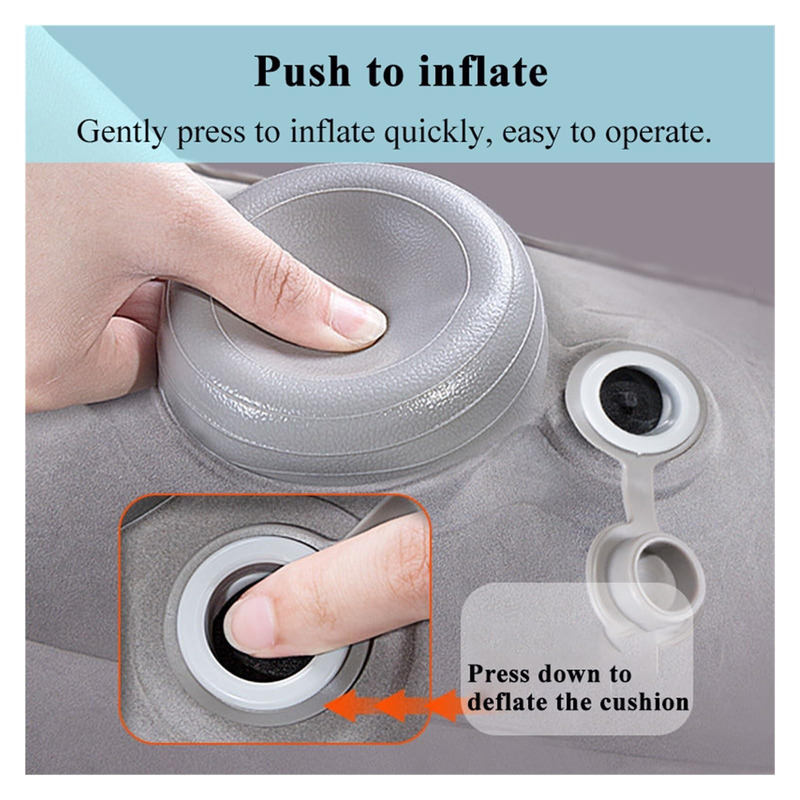 Novo inflável fezes travesseir - Travel Pillow Inflatable avaliação e preço