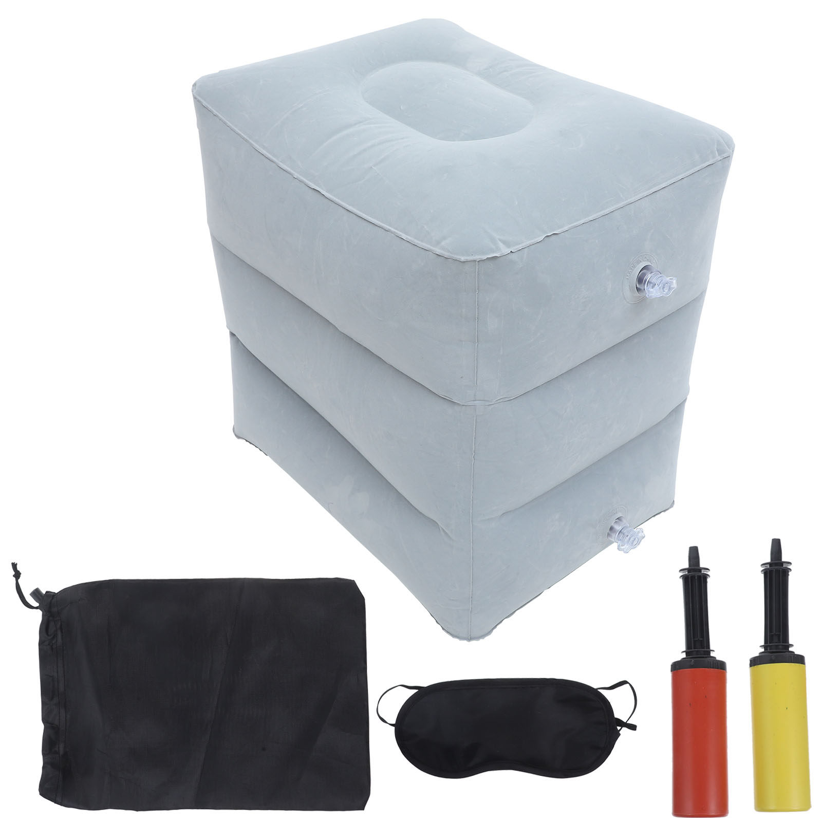 1 conjunto de almofada infláve - Travel Pillow Inflatable avaliação e preço