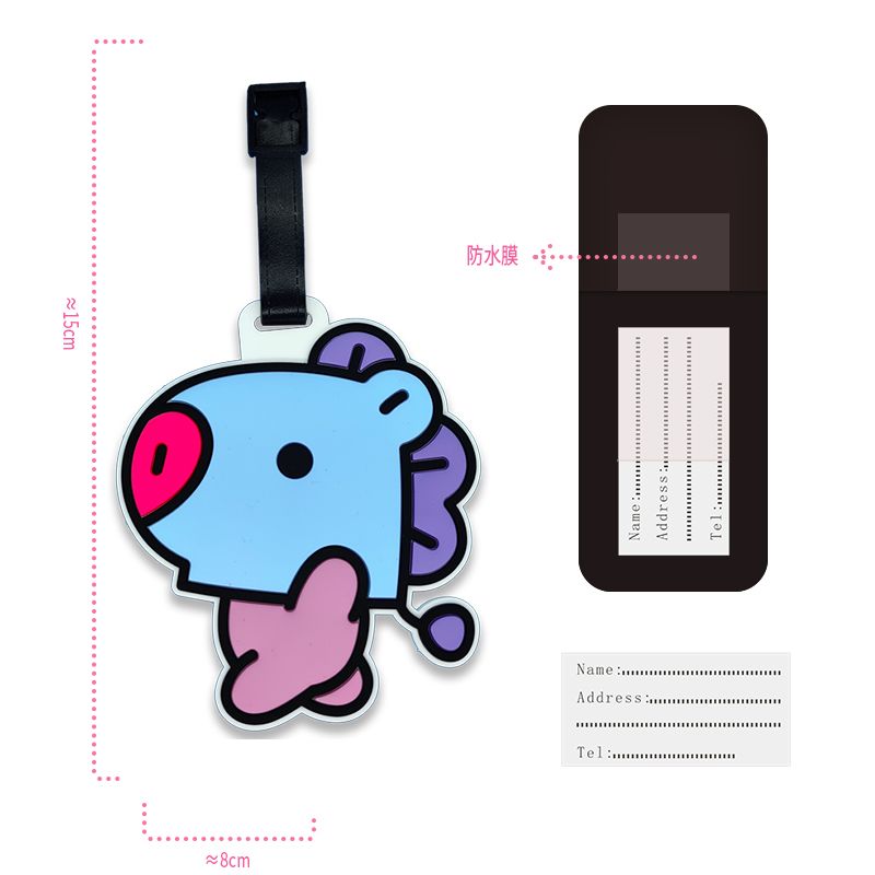 Chaveiro fofo de desenho anima - Travel Accessories Kit avaliação e preço