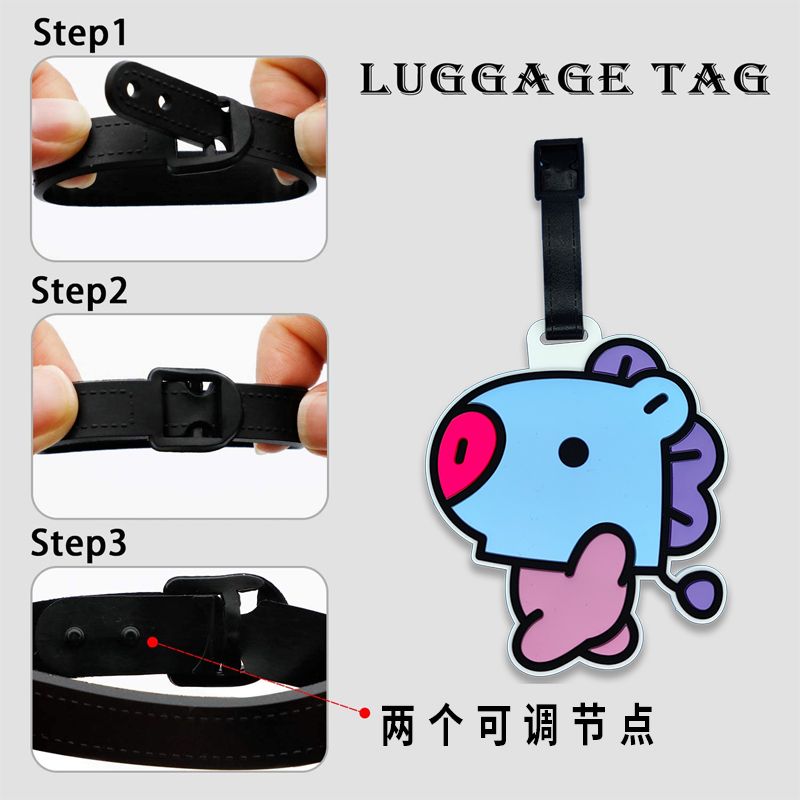 Chaveiro fofo de desenho anima - Travel Accessories Kit avaliação e preço