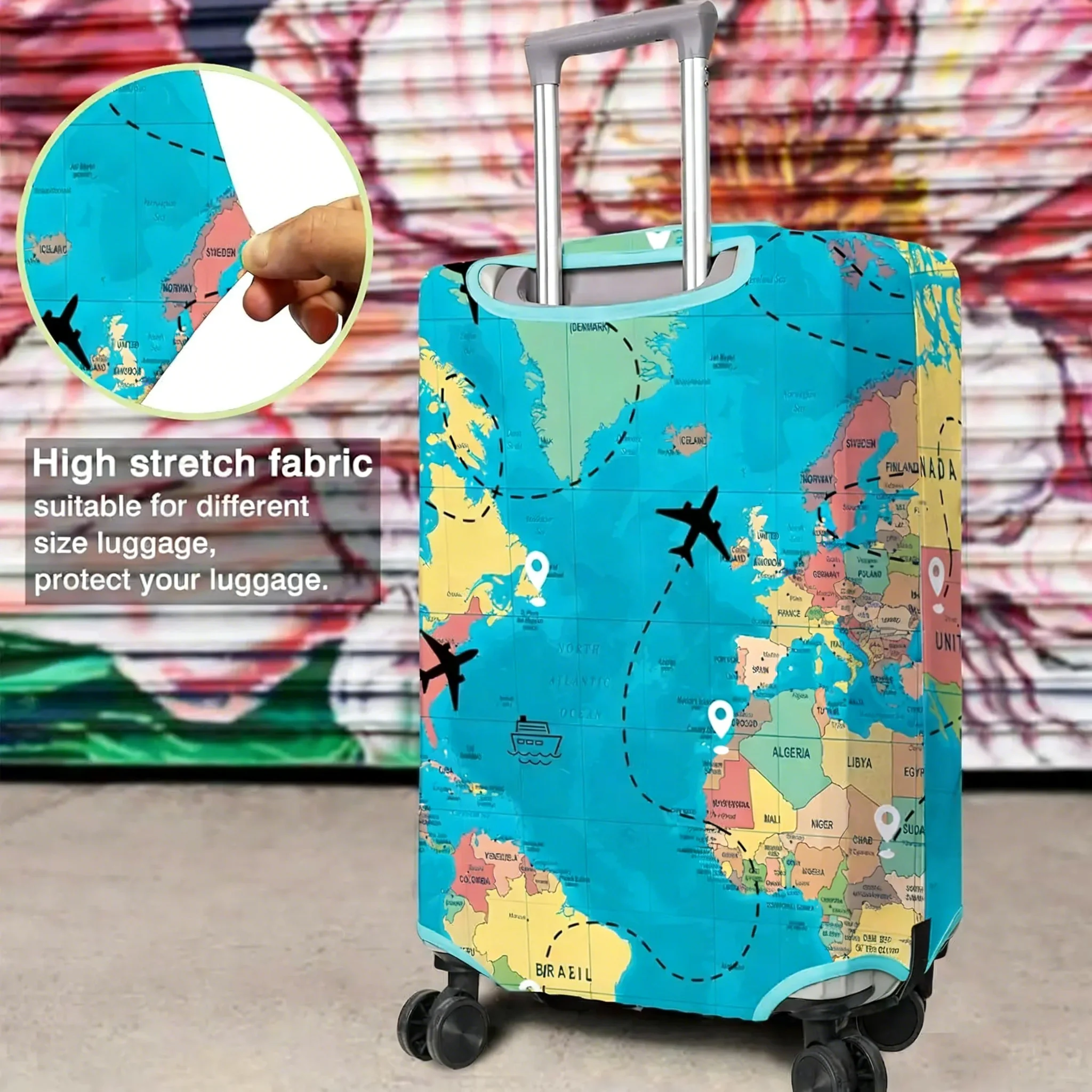 Capa Protetora de Mala com Est - Travel Related Accessories avaliação e preço