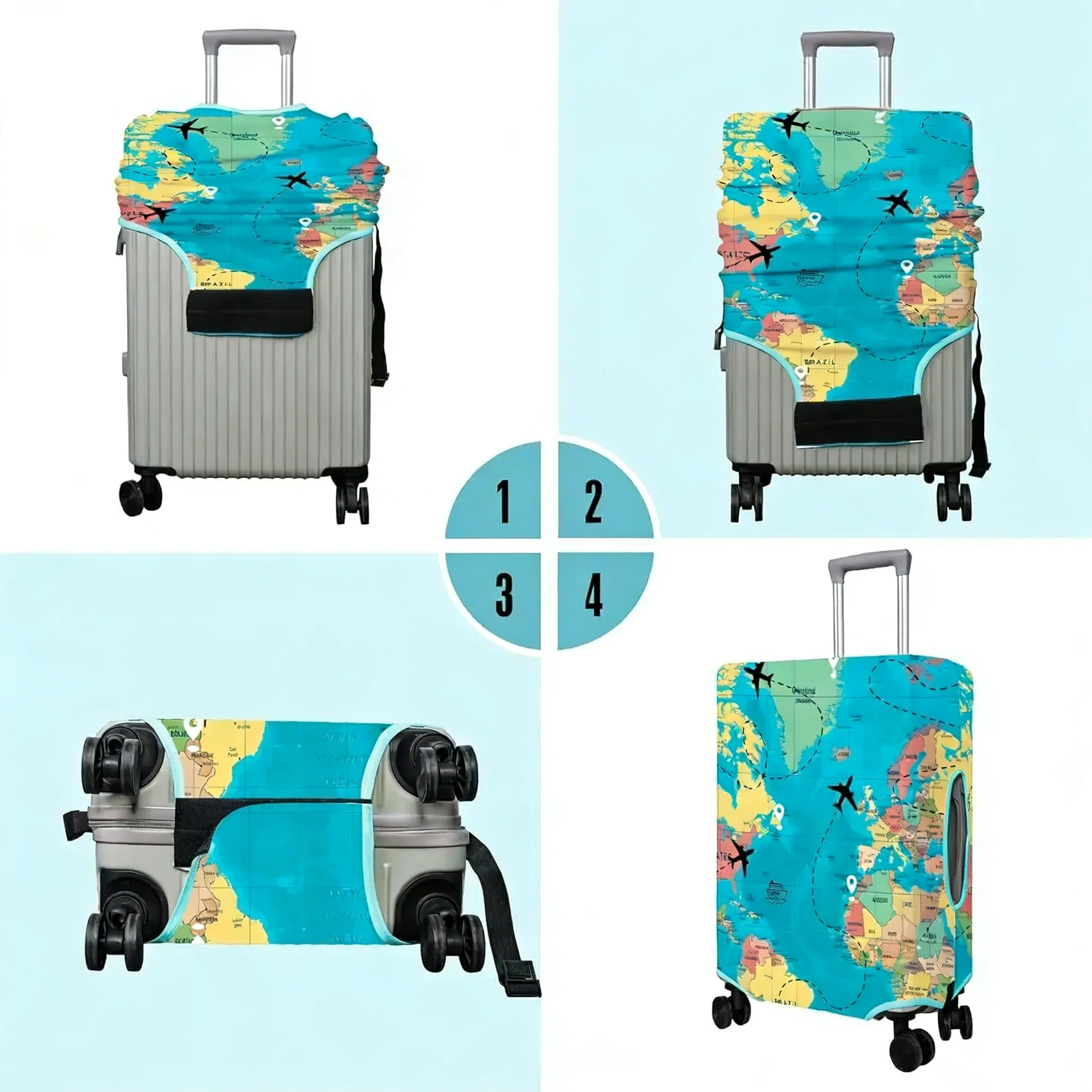 Capa Protetora de Mala com Est - Travel Related Accessories avaliação e preço