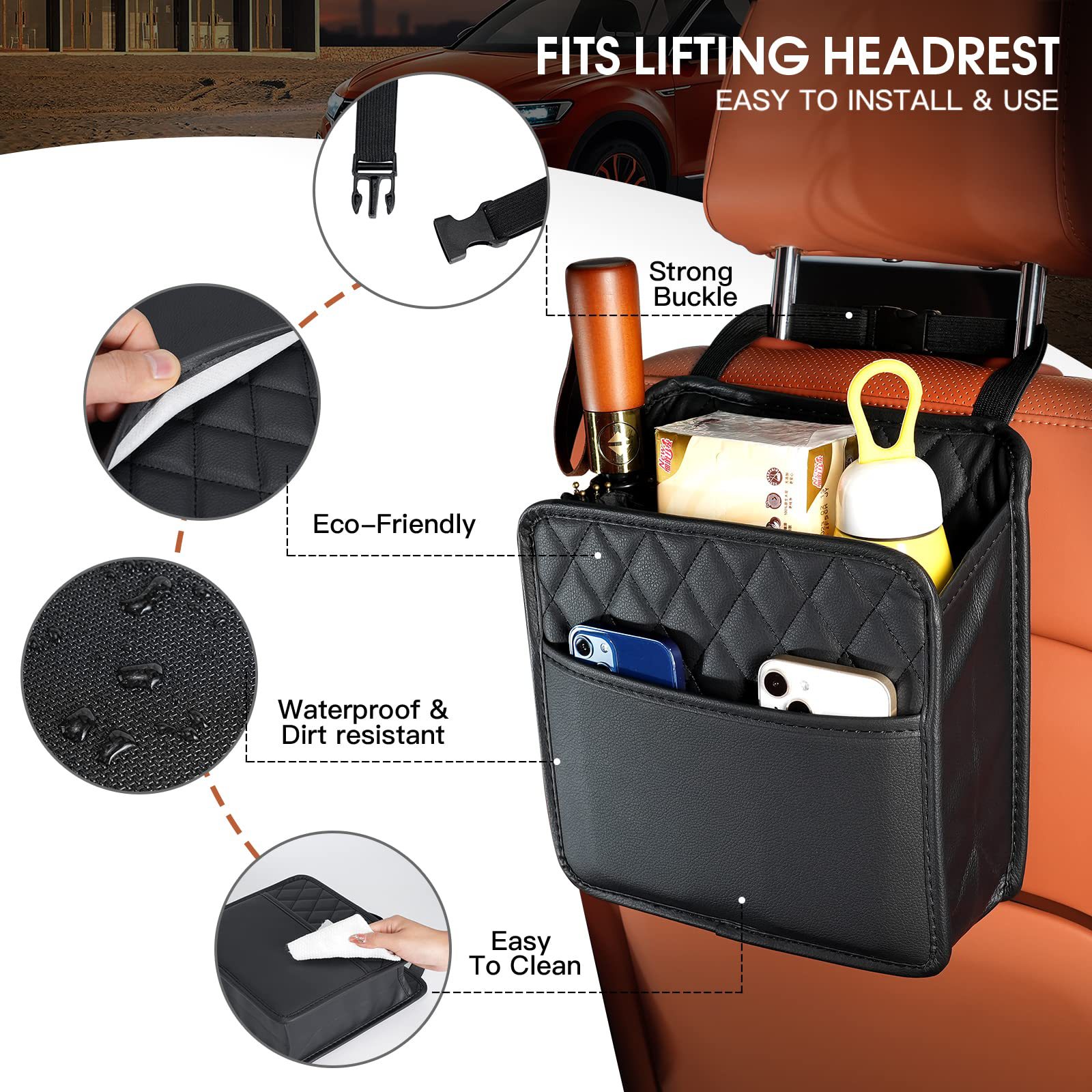 Organizador de Banco Traseiro  - Travel Accessories For Car avaliação e preço