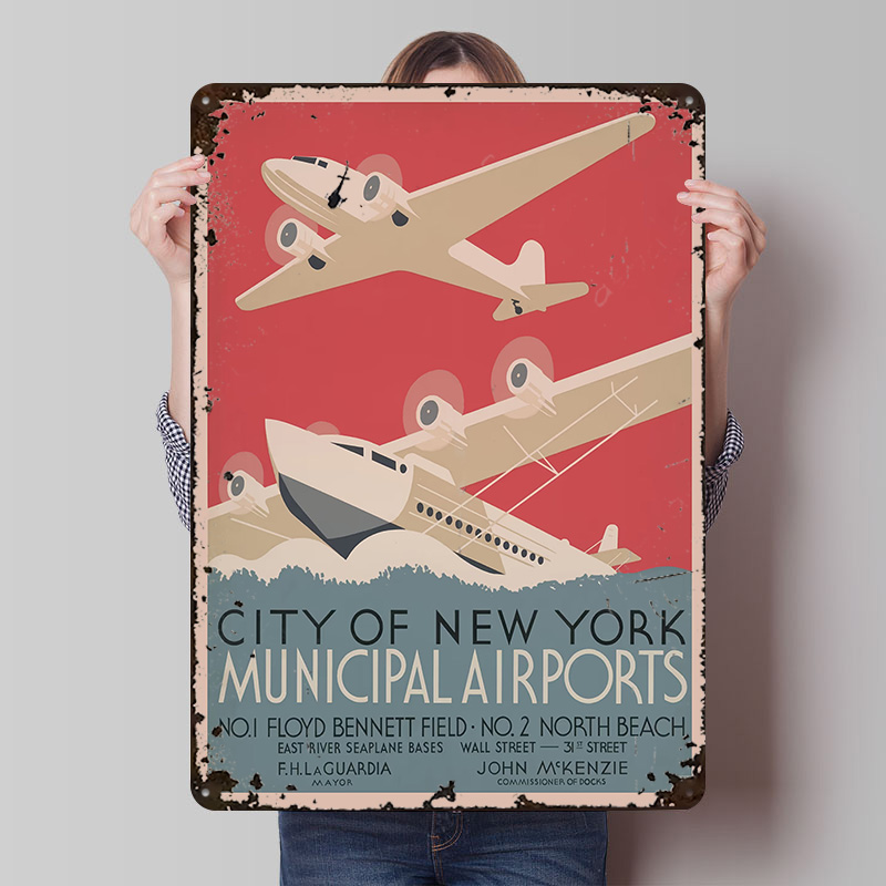 Vintage nyc new york aeroporto - Travel Accessories New York avaliação e preço
