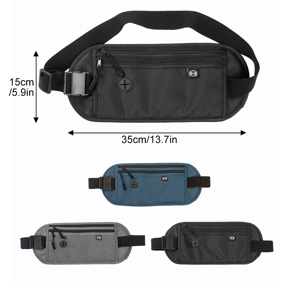 1PCS Bolsa de Pescoço para Pas - Travel Wallet Slim avaliação e preço