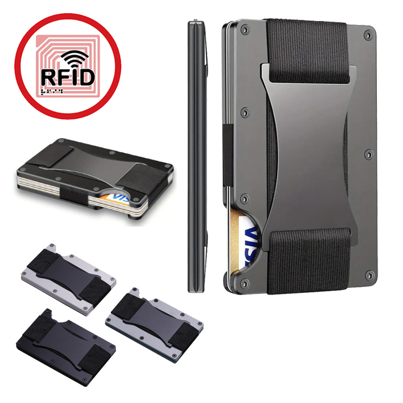 Nova moda fina rfid proteção t - Travel Wallet Slim avaliação e preço
